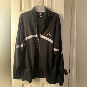 Jordan Black Jacket with White Stripes